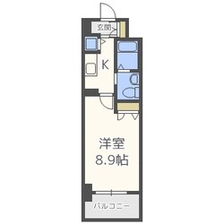 ルクレ京橋の物件間取画像